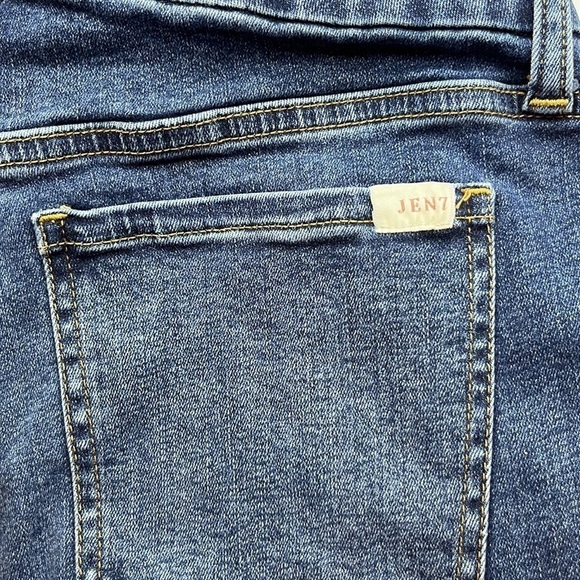 Jen 7 By 7 For All Mankind High Rise Capri Size 4 - Picture 12 of 16